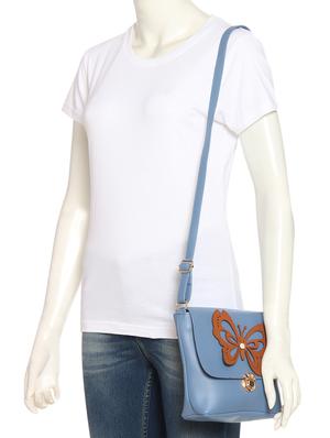 blue leatherette (pu) regular sling bag - 15503438 - Standard Image - 6