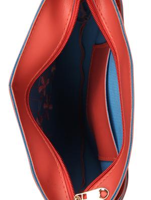 red leatherette (pu) regular sling bag - 15503440 - Standard Image - 3