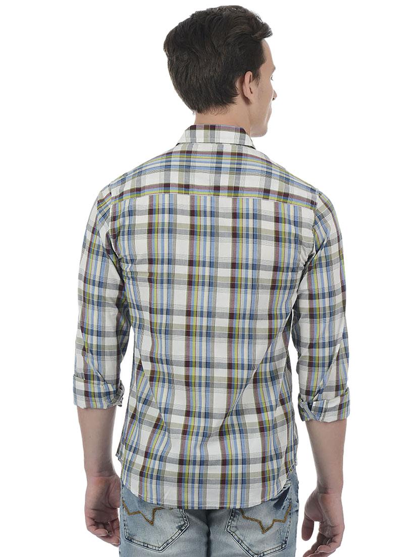 multi colored cotton blend casual shirt - 15503895 - Zoom Image - 3