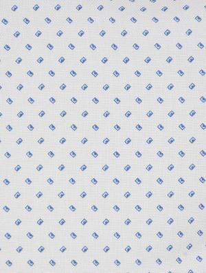 white cotton blend casual shirt - 15503902 - Standard Image - 6