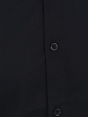 black cotton blend casual shirt - 15503912 - Standard Image - 6