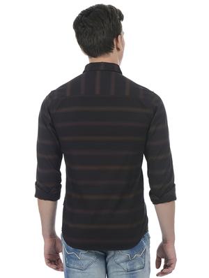 black cotton blend casual shirt - 15503914 - Standard Image - 3