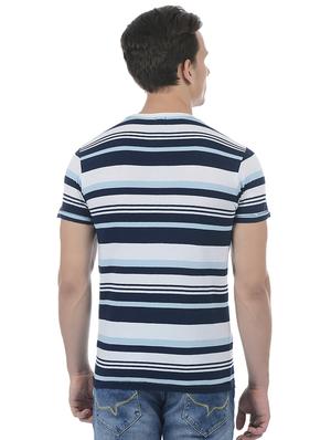 blue cotton blend t-shirt - 15504453 - Standard Image - 3