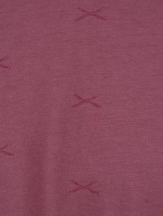 purple cotton blend all over print t-shirt - 15504460 - Zoom Image - 6