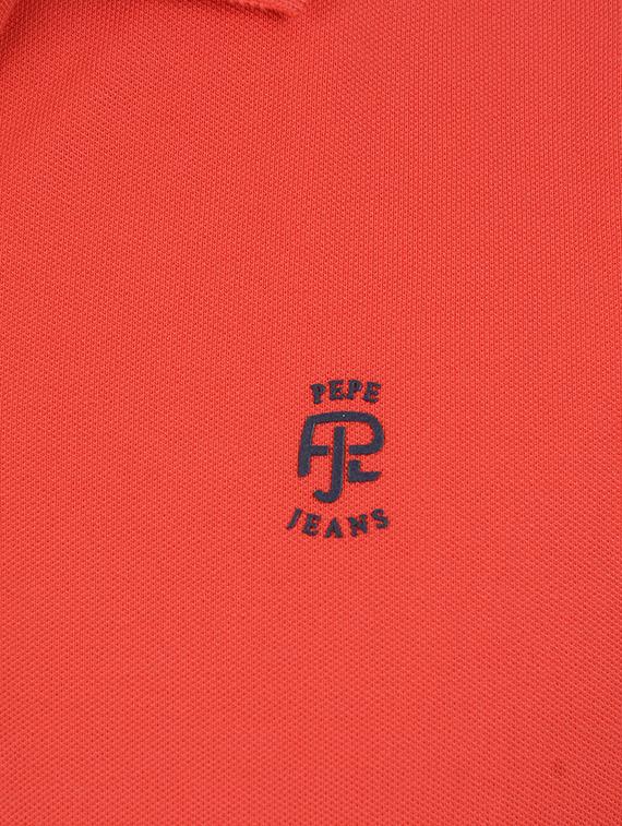 red cotton blend polo t-shirt - 15504471 - Zoom Image - 6