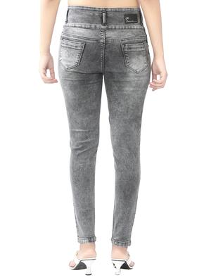 High-rise acid wash jeans - 15504603 - Standard Image - 3