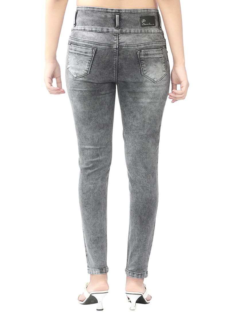 High-rise acid wash jeans - 15504603 - Zoom Image - 3