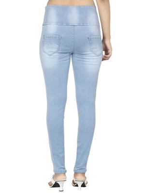 High-rise denim jeggings - 15504663 - Standard Image - 3