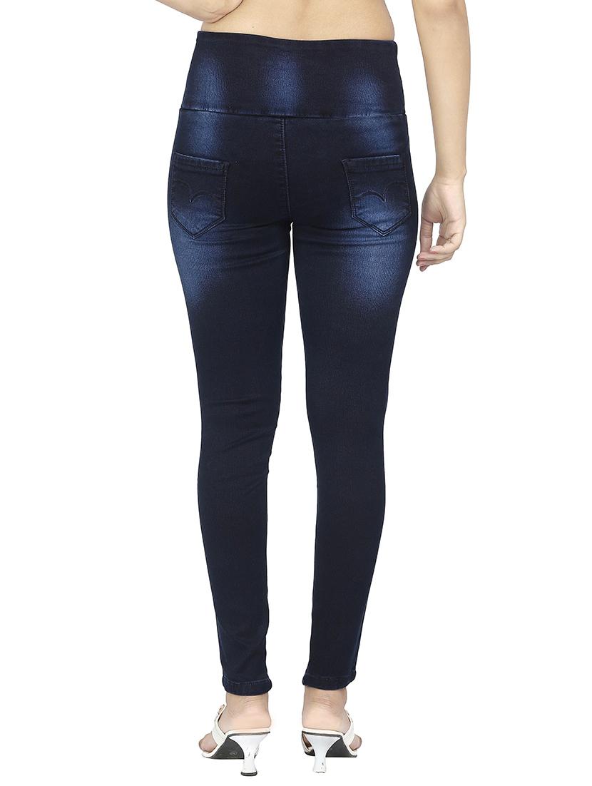 High-rise denim jeggings - 15504685 - Zoom Image - 3