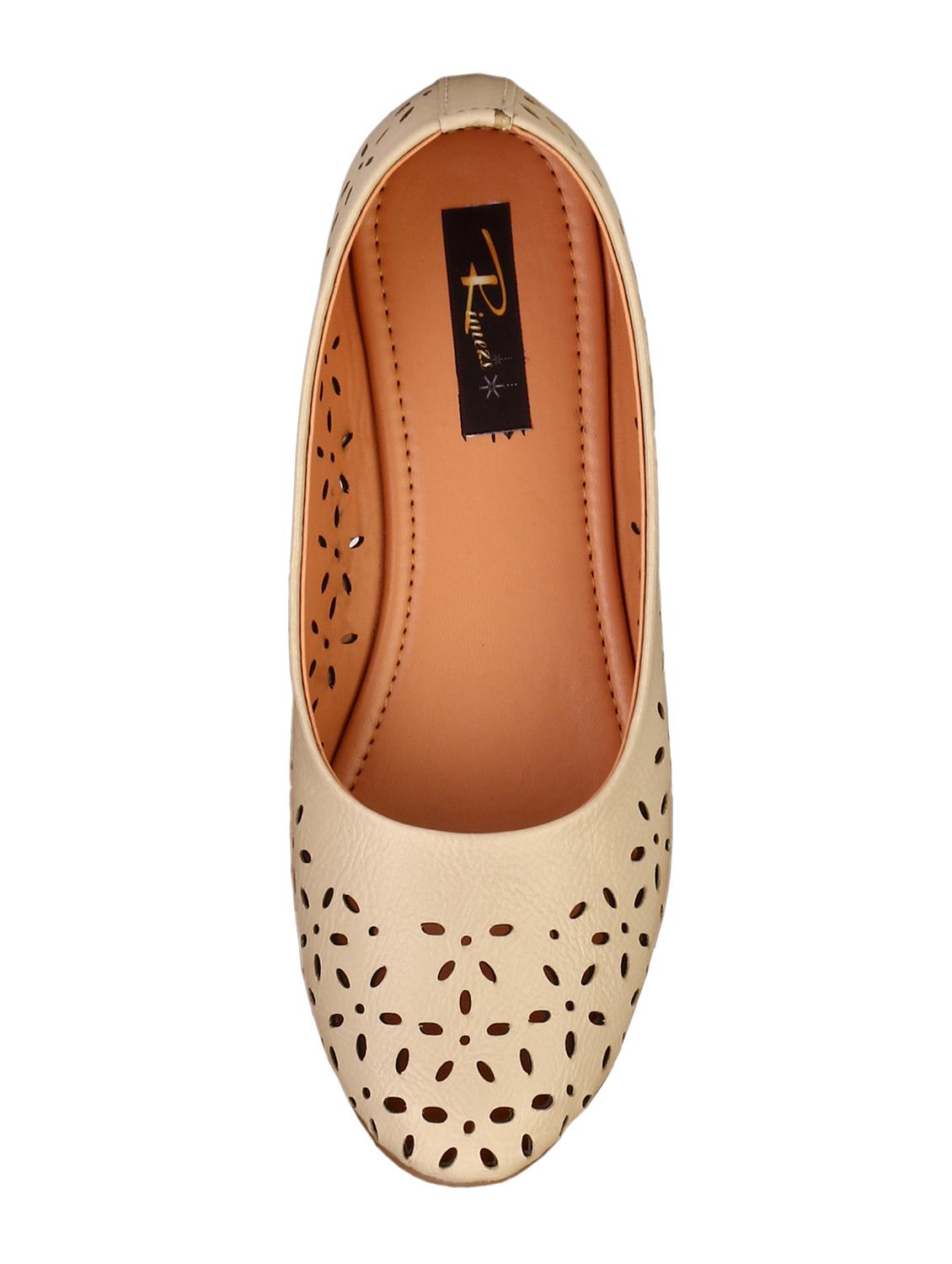 beige slip on ballerinas - 15504991 - Zoom Image - 3