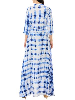 Shibori flared kurta - 15505454 - Standard Image - 3