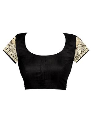 floral zari motif kanjivaram saree with blouse - 15505653 - Standard Image - 3