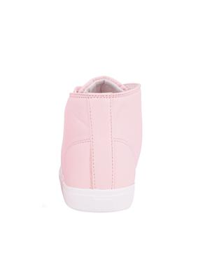 pink lace-up sneakers - 15505696 - Standard Image - 3