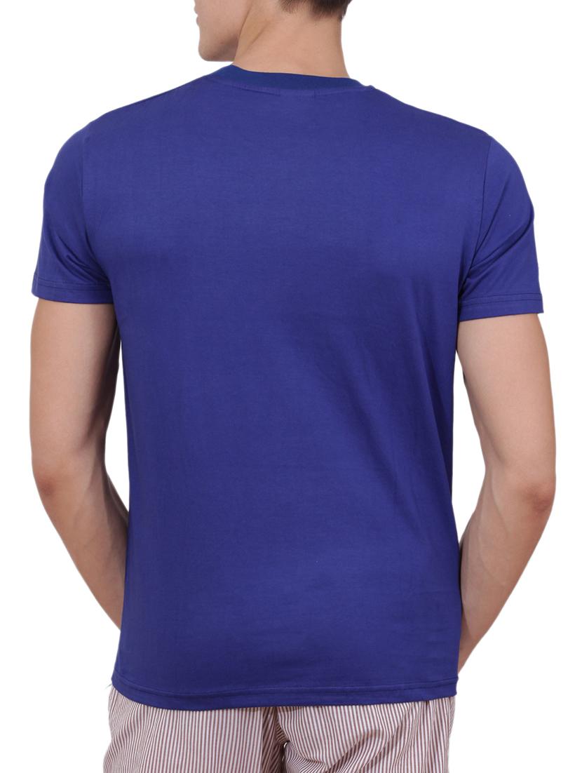 blue cotton t-shirt - 15506196 - Zoom Image - 3