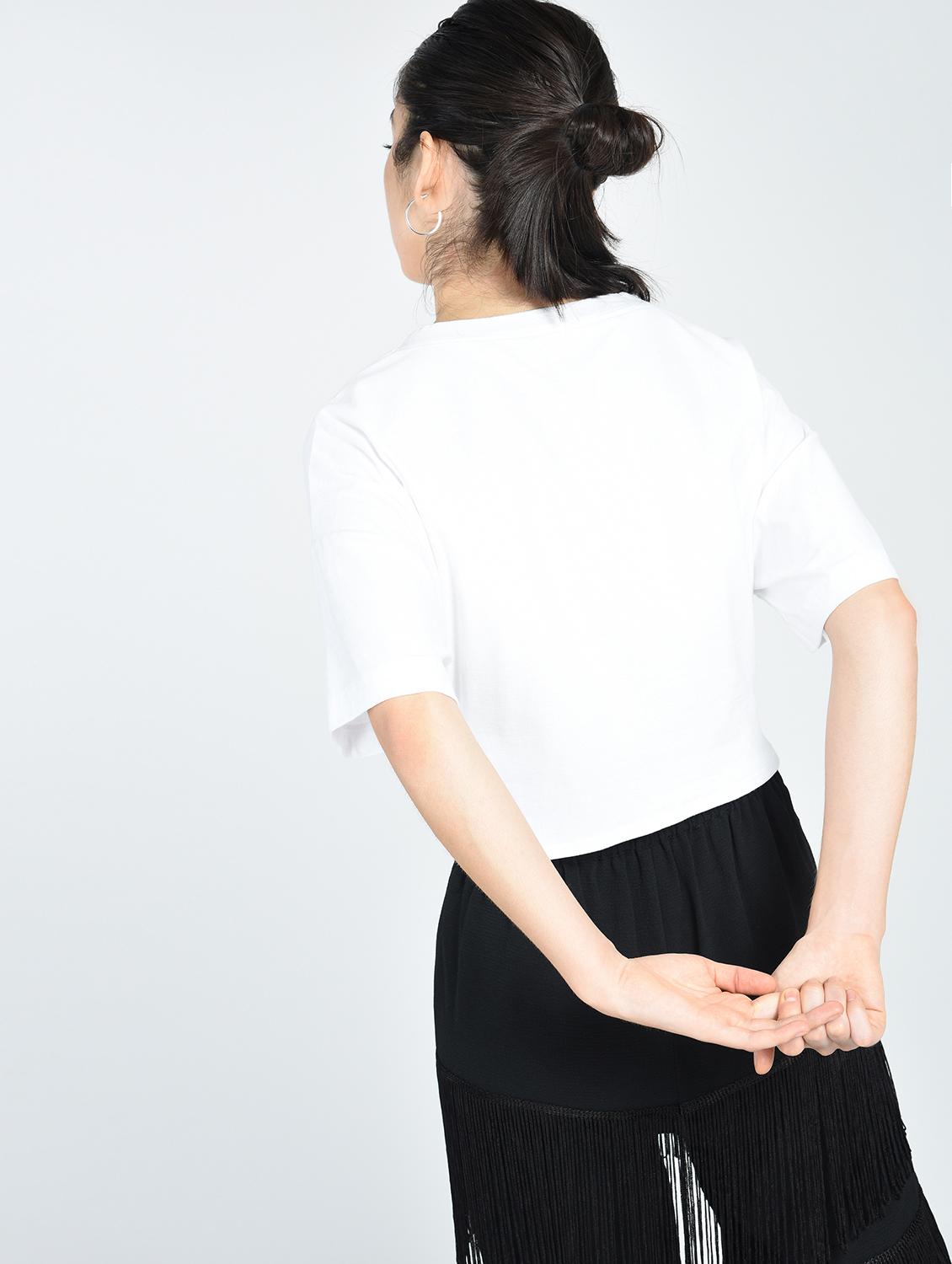 gathered detail zipper front top - 15512107 - Zoom Image - 3