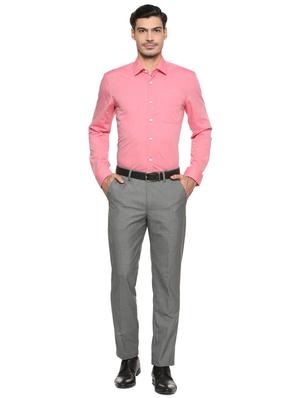 pink cotton formal shirt - 15512474 - Standard Image - 3