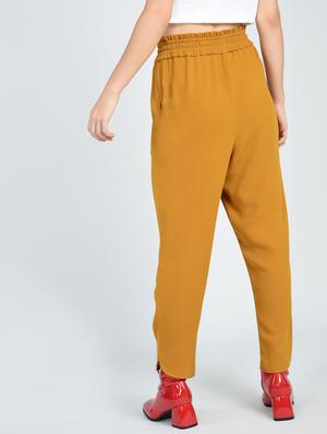frill detail drawstring waist trouser - 15513446 - Standard Image - 3