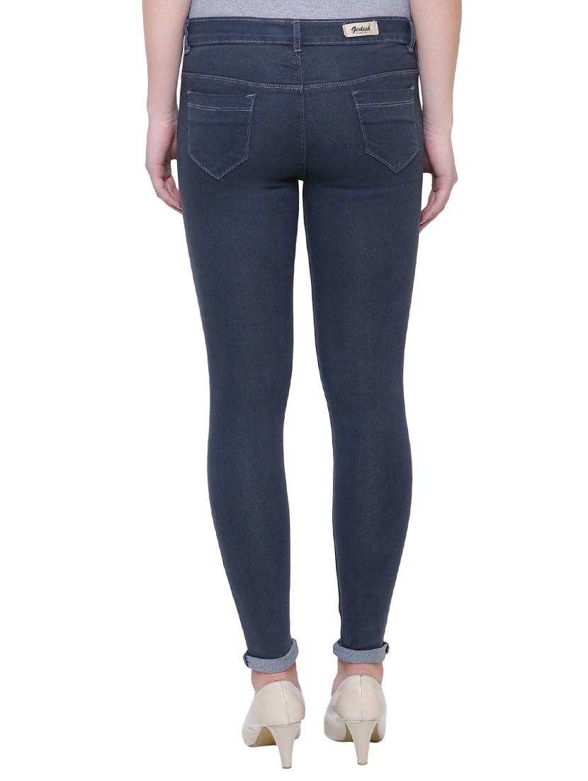 Knee slit skinny jeans - 15513743 - Zoom Image - 3