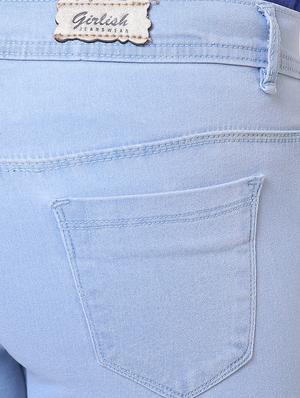 Knee slit skinny jeans - 15513744 - Standard Image - 6