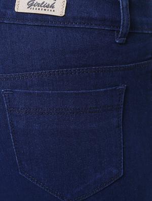 Knee slit skinny jeans - 15513745 - Standard Image - 6