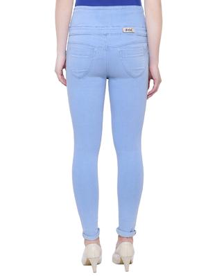 high-rise denim jeggings - 15513748 - Standard Image - 3