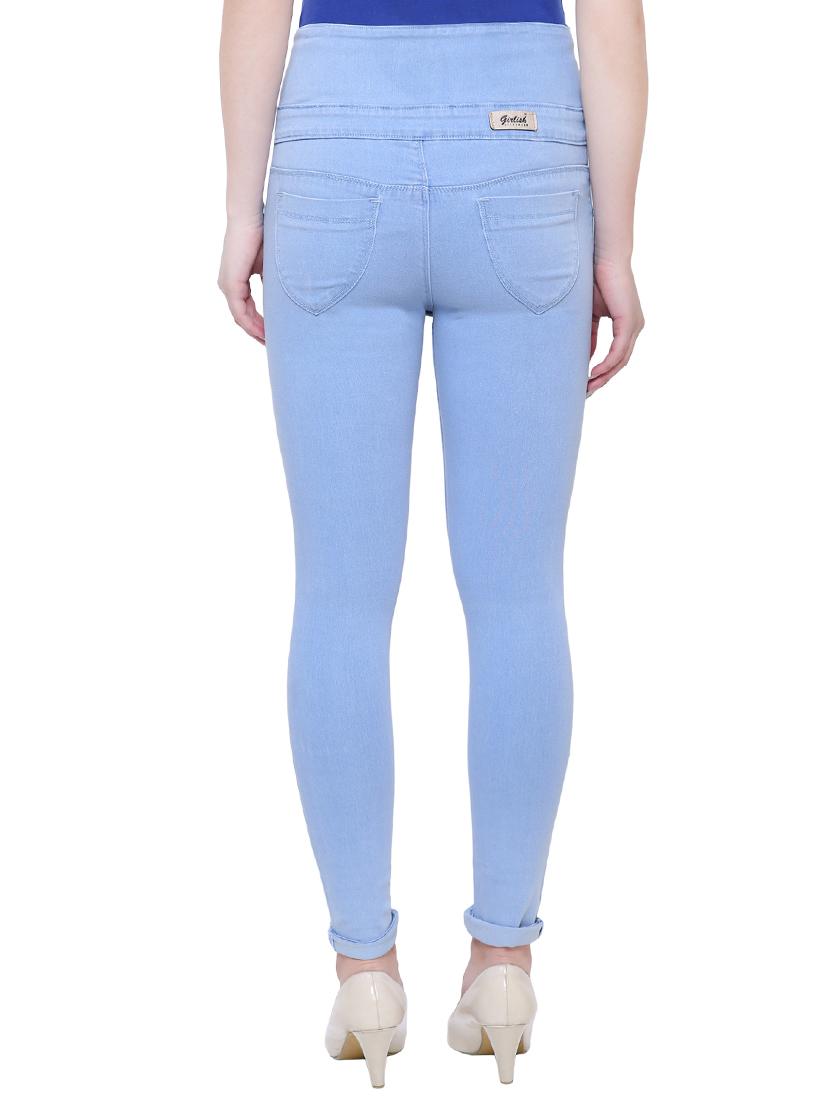 high-rise denim jeggings - 15513748 - Zoom Image - 3