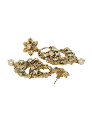 Gold Tone Stone Earrings - 15514302 - Standard Image - 3