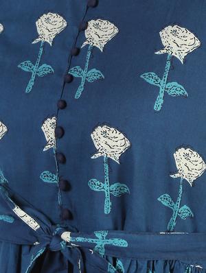 printed flared kurta - 15515235 - Standard Image - 6