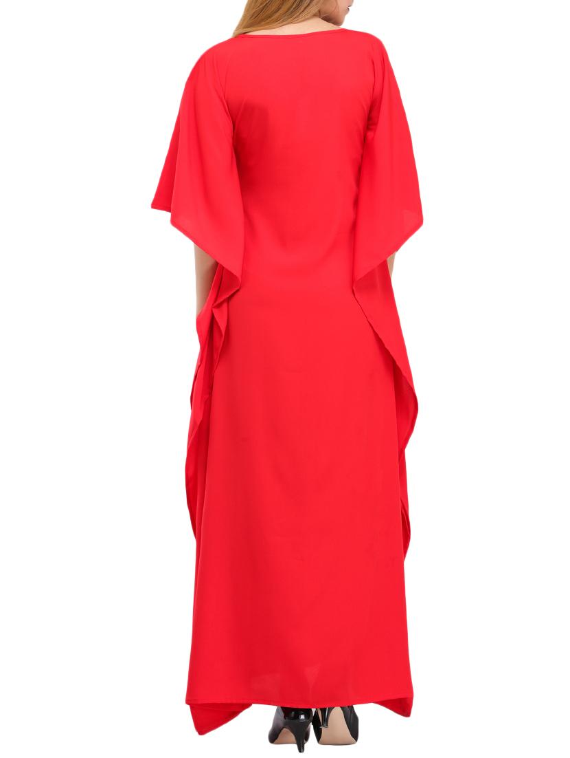 scarlet printed kaftan - 15516943 - Zoom Image - 3