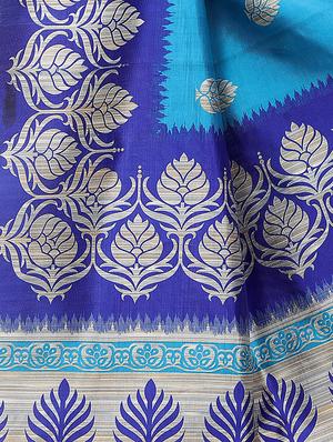 Printed mysore silk saree with blouse - 15518157 - Standard Image - 3