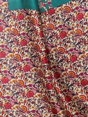 Printed mysore silk saree with blouse - 15518167 - Standard Image - 3