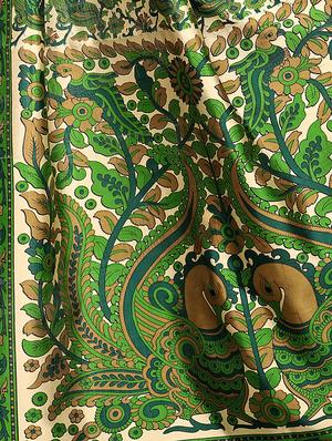 Printed mysore silk saree with blouse - 15518170 - Standard Image - 3