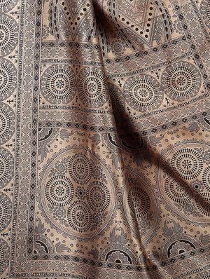 Contrast border mysore silk saree with blouse - 15518195 - Standard Image - 3