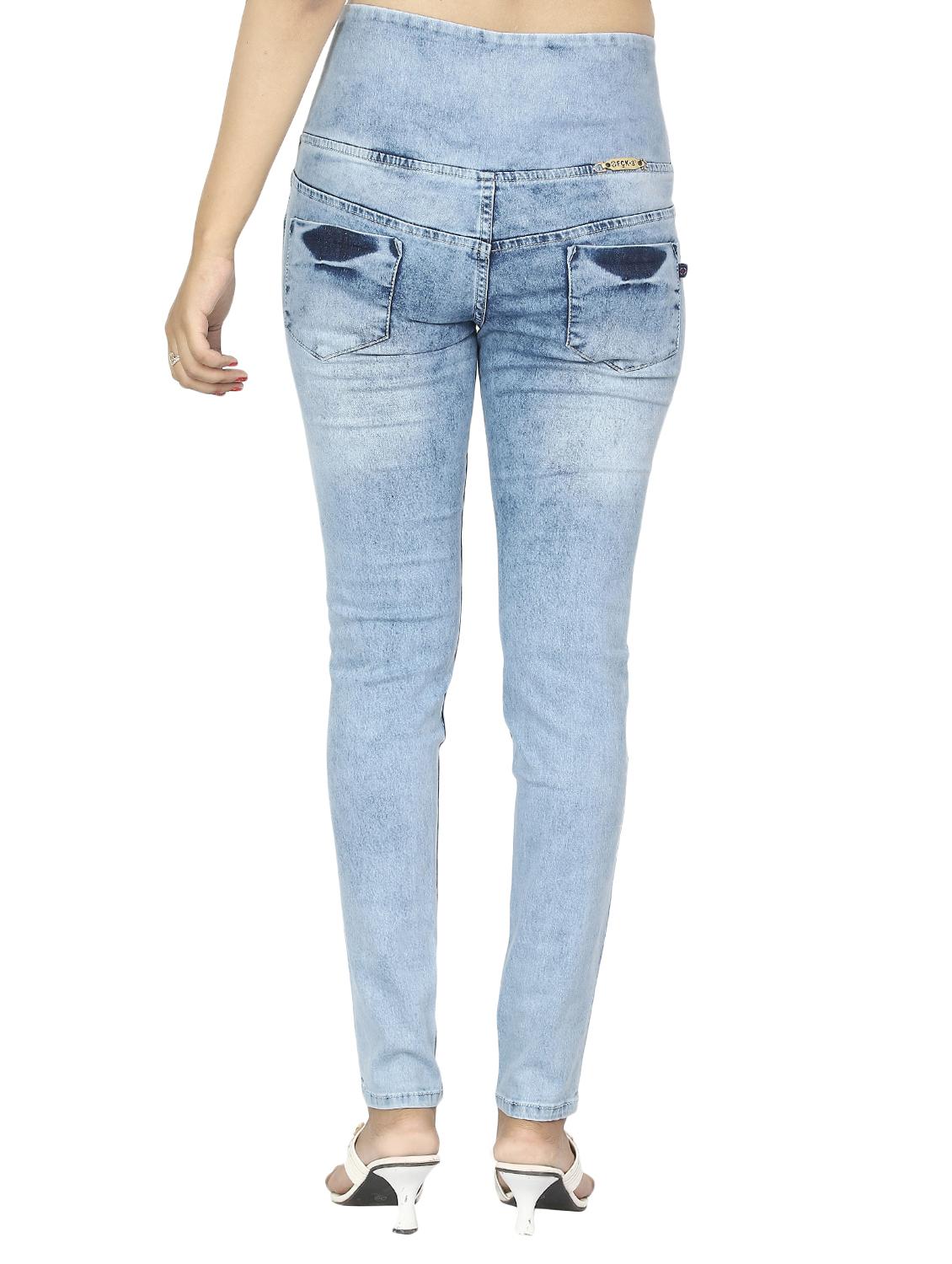 stone washed distressed jeans - 15518246 - Zoom Image - 3