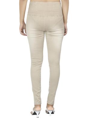 stone washed denim jegging - 15518248 - Standard Image - 3