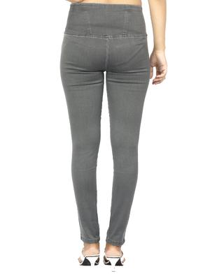 high waist solid jegging - 15518249 - Standard Image - 3