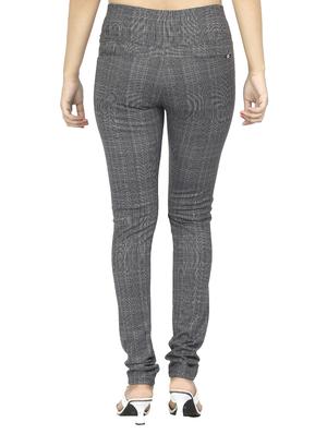 mid waist checkered jegging - 15518255 - Standard Image - 3