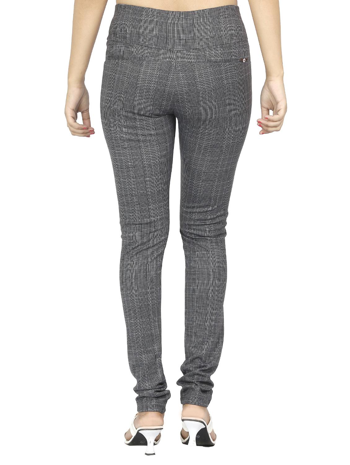 mid waist checkered jegging - 15518255 - Zoom Image - 3