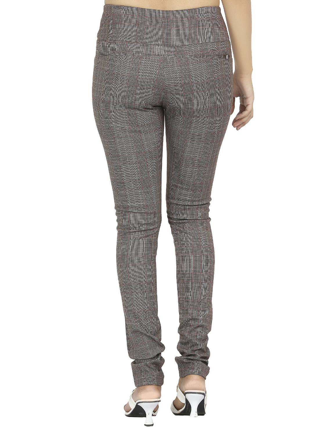 mid waist checkered jegging - 15518257 - Zoom Image - 3