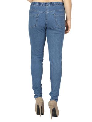 stone washed denim jegging - 15518268 - Standard Image - 3