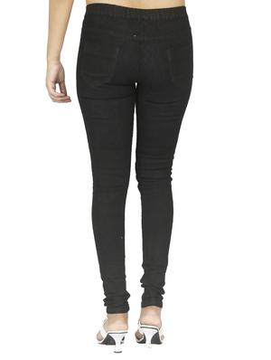 mid waist solid jegging - 15518269 - Standard Image - 3