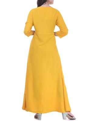 Embellished a-line kurta - 15518376 - Standard Image - 3