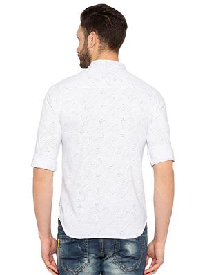 white cotton casual shirt - 15518967 - Standard Image - 3