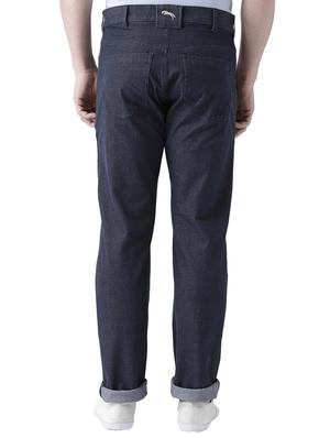 navy blue denim plain jeans - 15519401 - Standard Image - 3