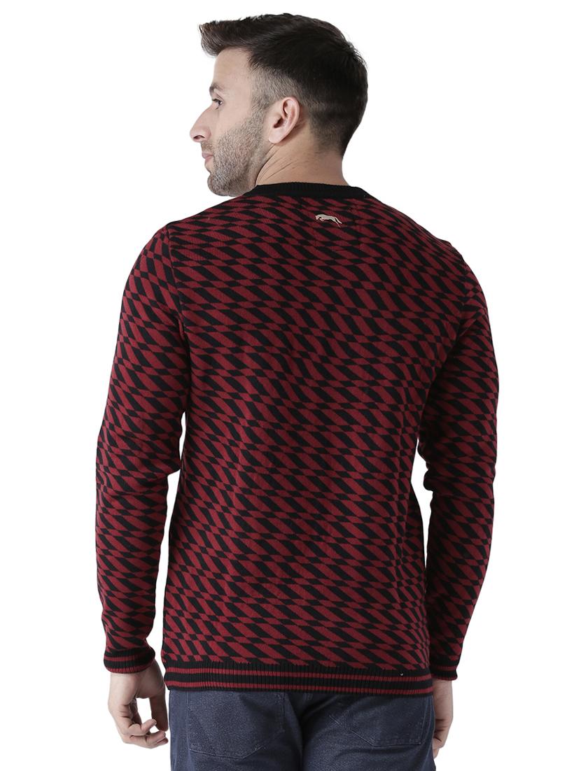 red acrylic pullover - 15519406 - Zoom Image - 3