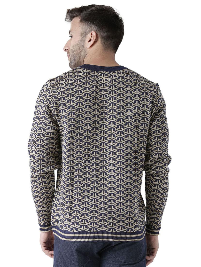 navy blue acrylic pullover - 15519409 - Zoom Image - 3
