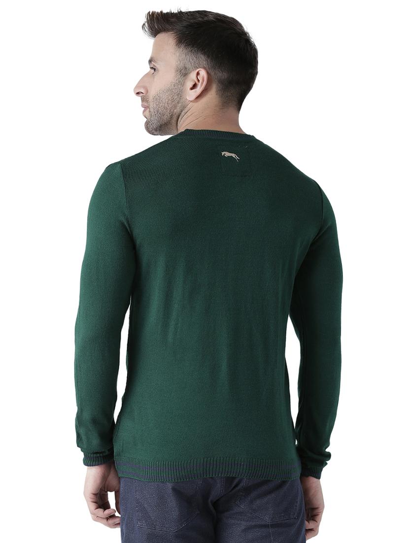 green acrylic pullover - 15519410 - Zoom Image - 3