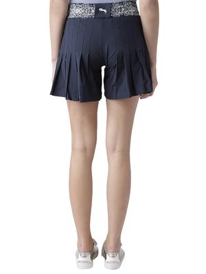 button detail pleated shorts - 15519420 - Standard Image - 3
