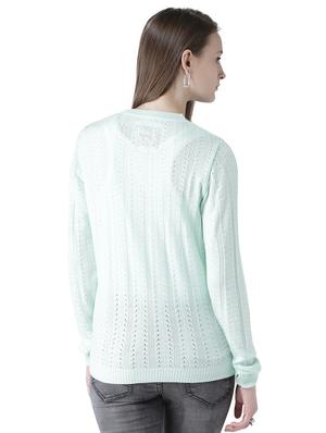 ribbed hem v-neck pullover - 15519457 - Standard Image - 3