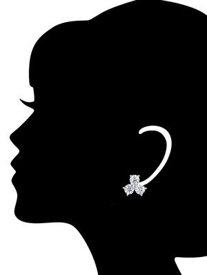 Silver Tone Stone Earrings - 15519622 - Standard Image - 3